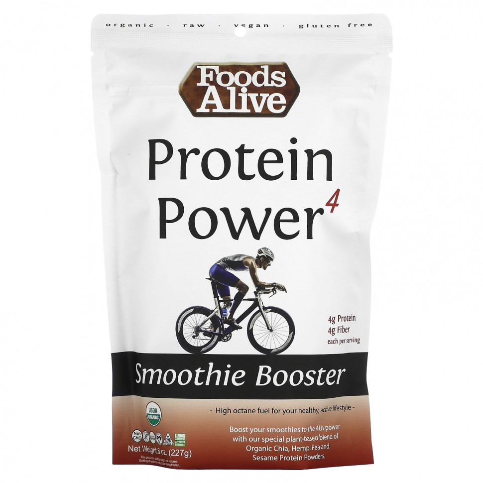   Foods Alive, Smoothie Booster,   4, 227  (8 )    -     -,    