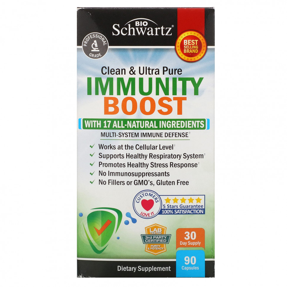   BioSchwartz, Clean & Immunity Boost,  , 90     -     -,    