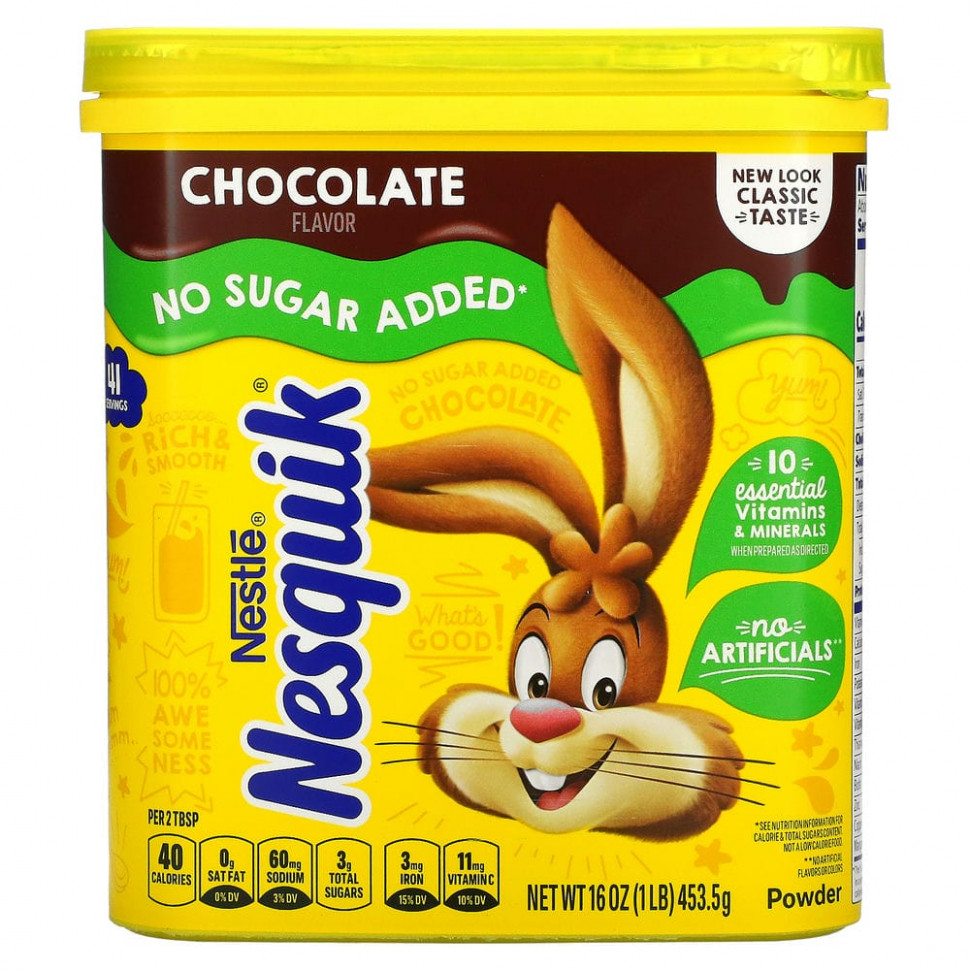   Nesquik, Nestle Powder, -   ,   , 453,5  (16 )    -     -,    