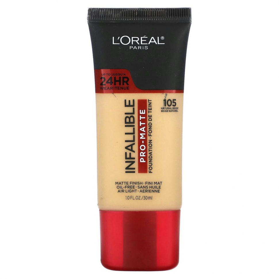   L'Oreal,   Infallible Pro-Matte,    105, 30     -     -,    