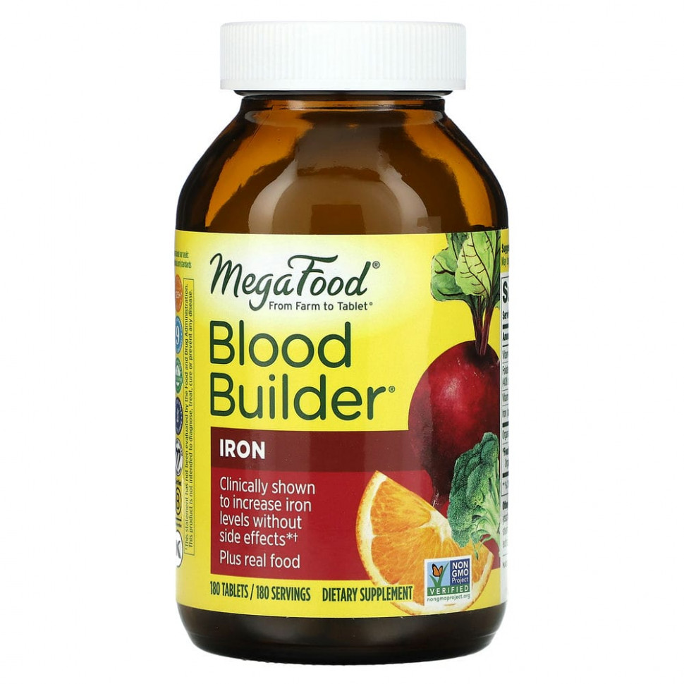   MegaFood, Blood Builder, 180     -     -,    