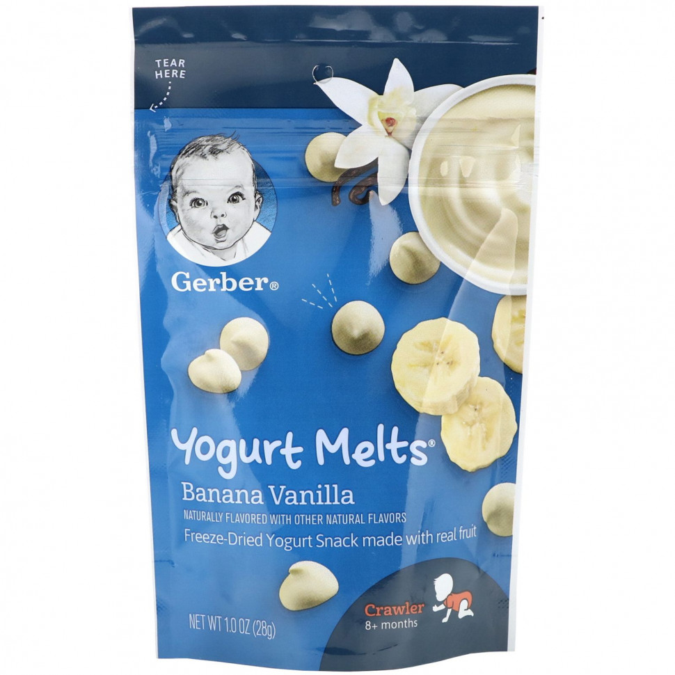   Gerber, Yogurt Melts,     8 ,   , 28  (1 )    -     -,    