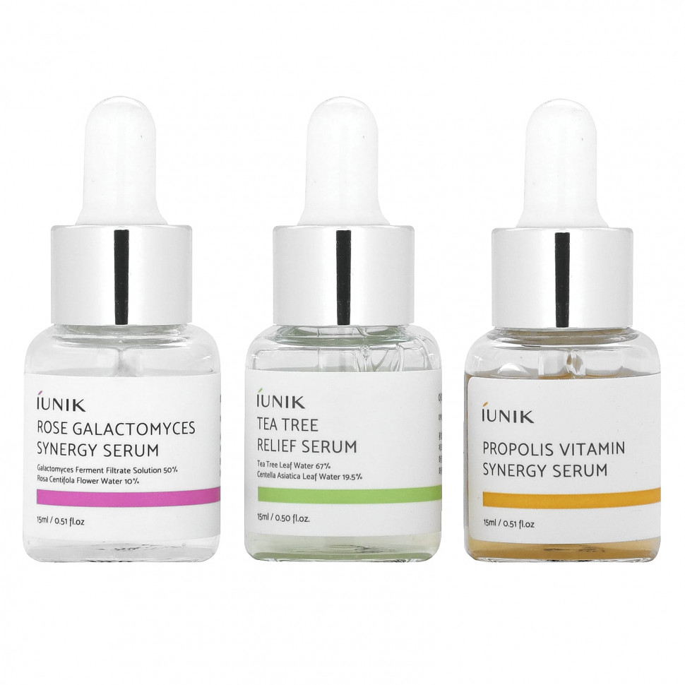   iUNIK, Daily Serum Trial Kit, 3 Piece Set    -     -,    