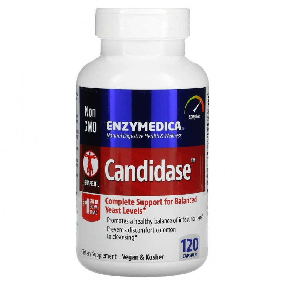   Enzymedica,  Candidase, 120     -     -,    