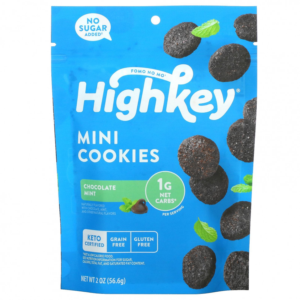   HighKey, Mini Cookies,   , 56,6  (2 )    -     -,    