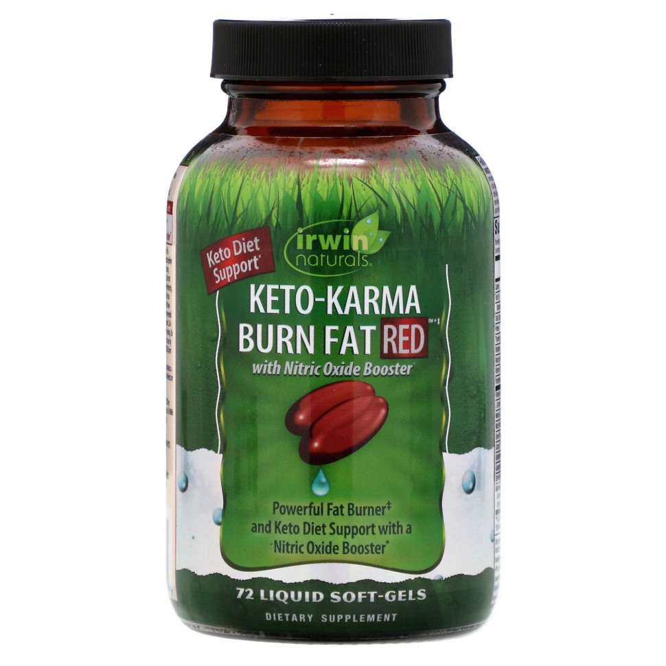   Irwin Naturals, Keto-Karma Burn Fat Red, 72      -     -,    