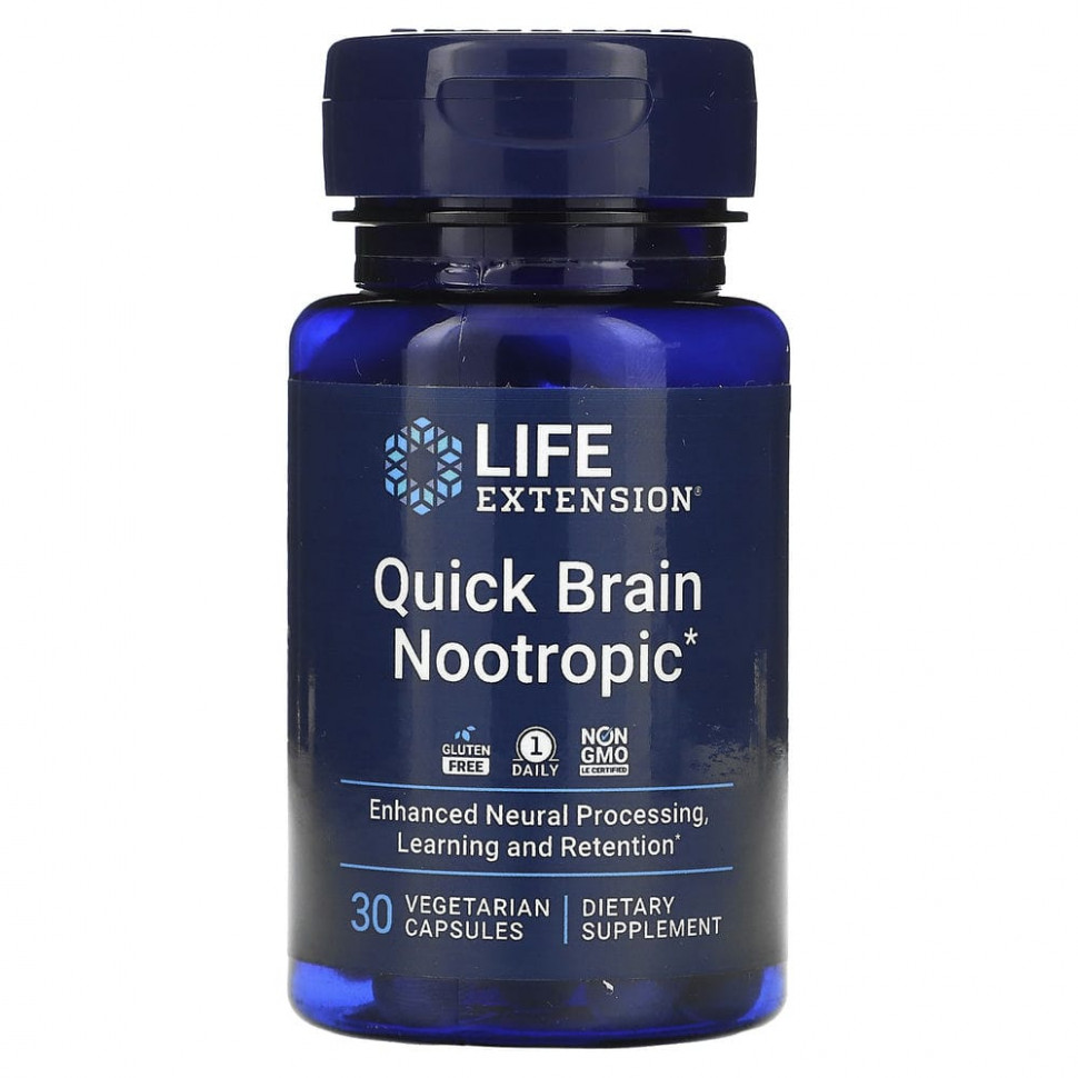   Life Extension, Quick Brain,  , 30      -     -,    