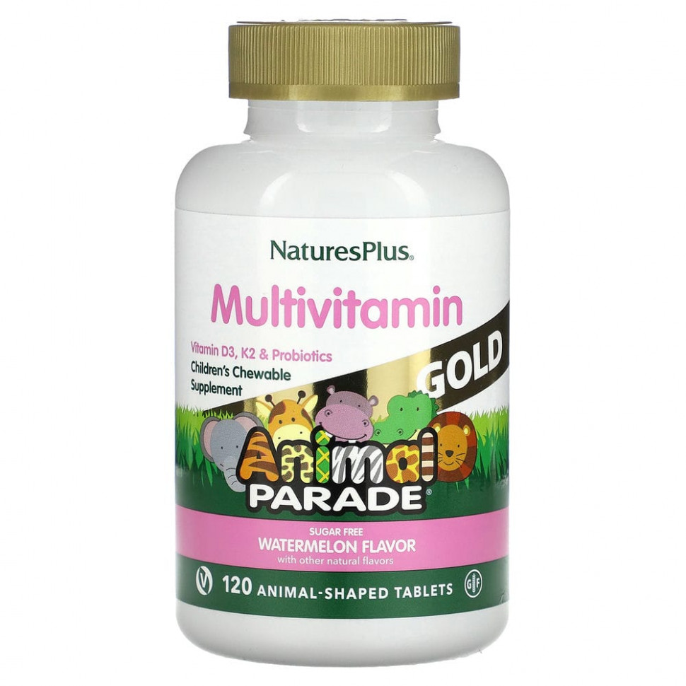   NaturesPlus, Source of Life Animal Parade Gold,       ,   , 120        -     -,    