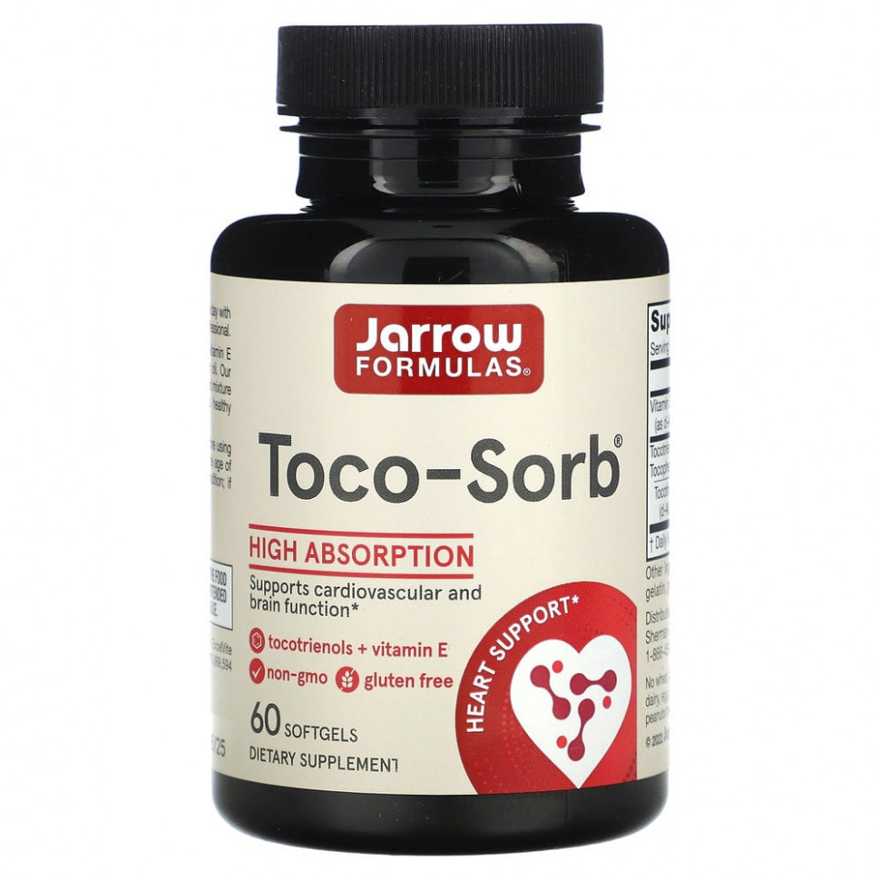   Jarrow Formulas, Toco-Sorb,     , 60      -     -,    