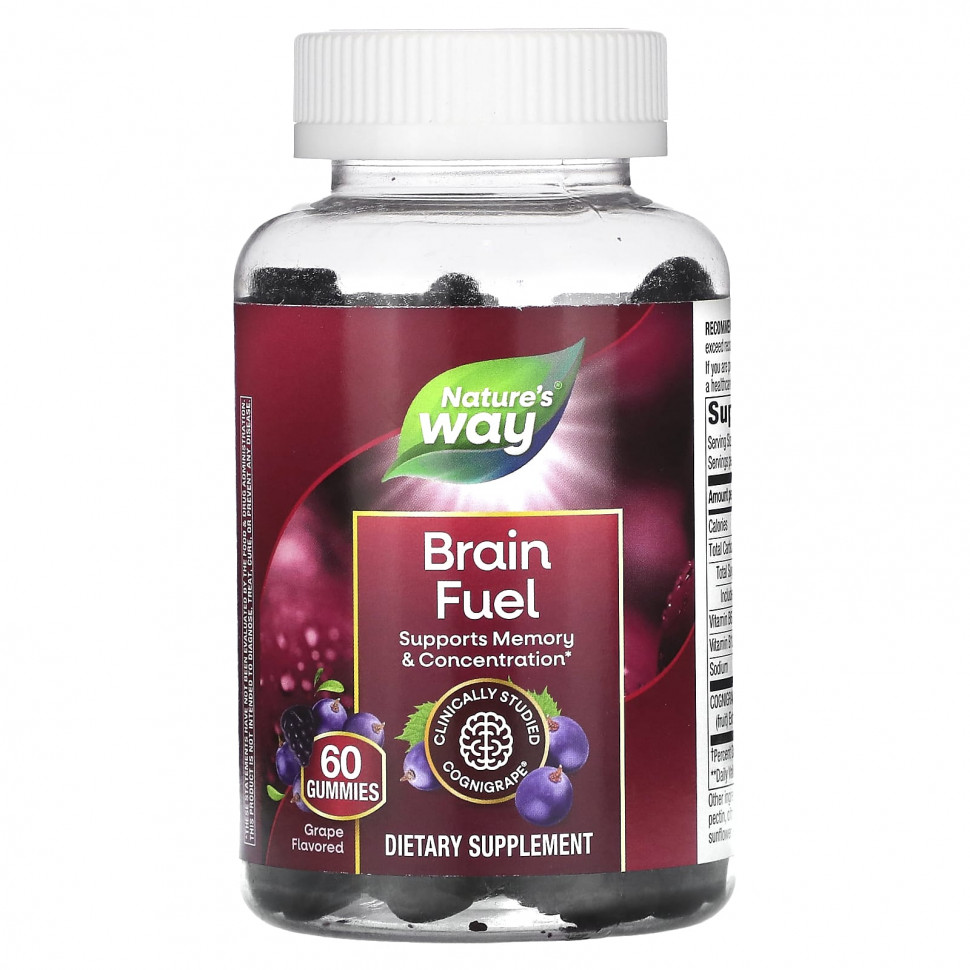   Nature's Way, Brain Fuel, , 60      -     -,    