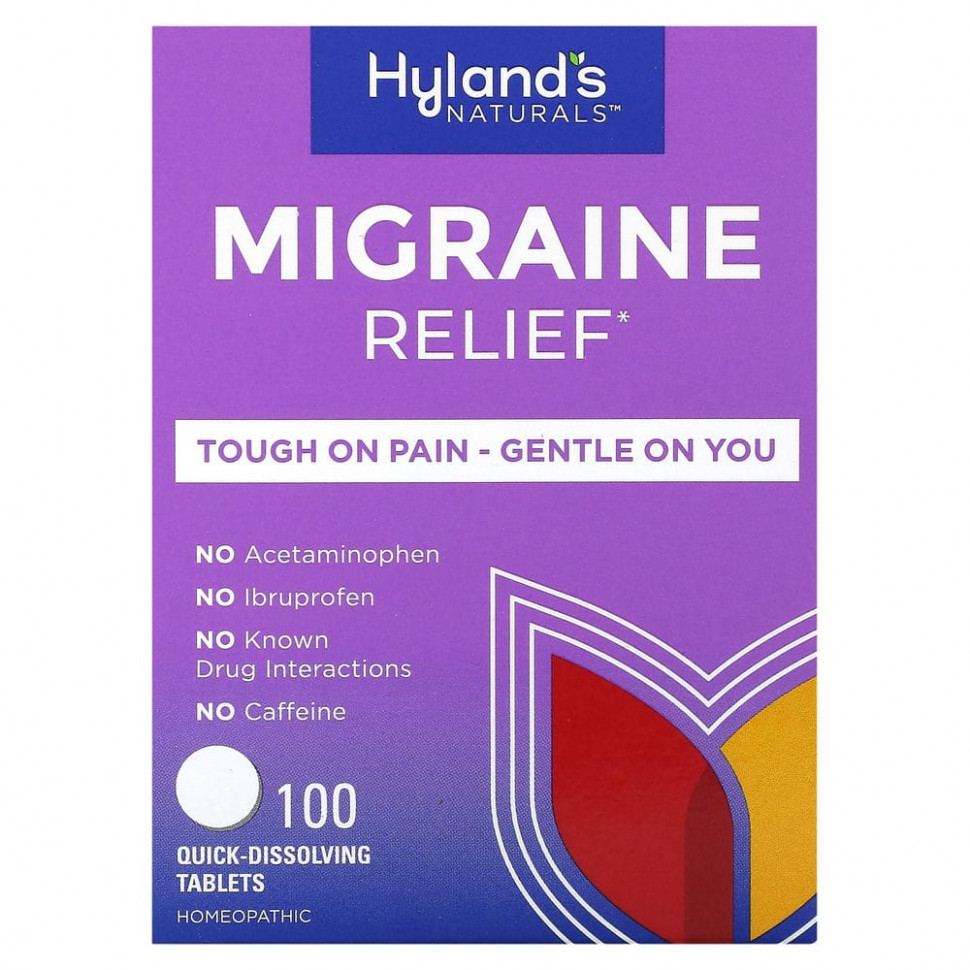   Hyland's, Migraine Relief, 100 tablets    -     -,    