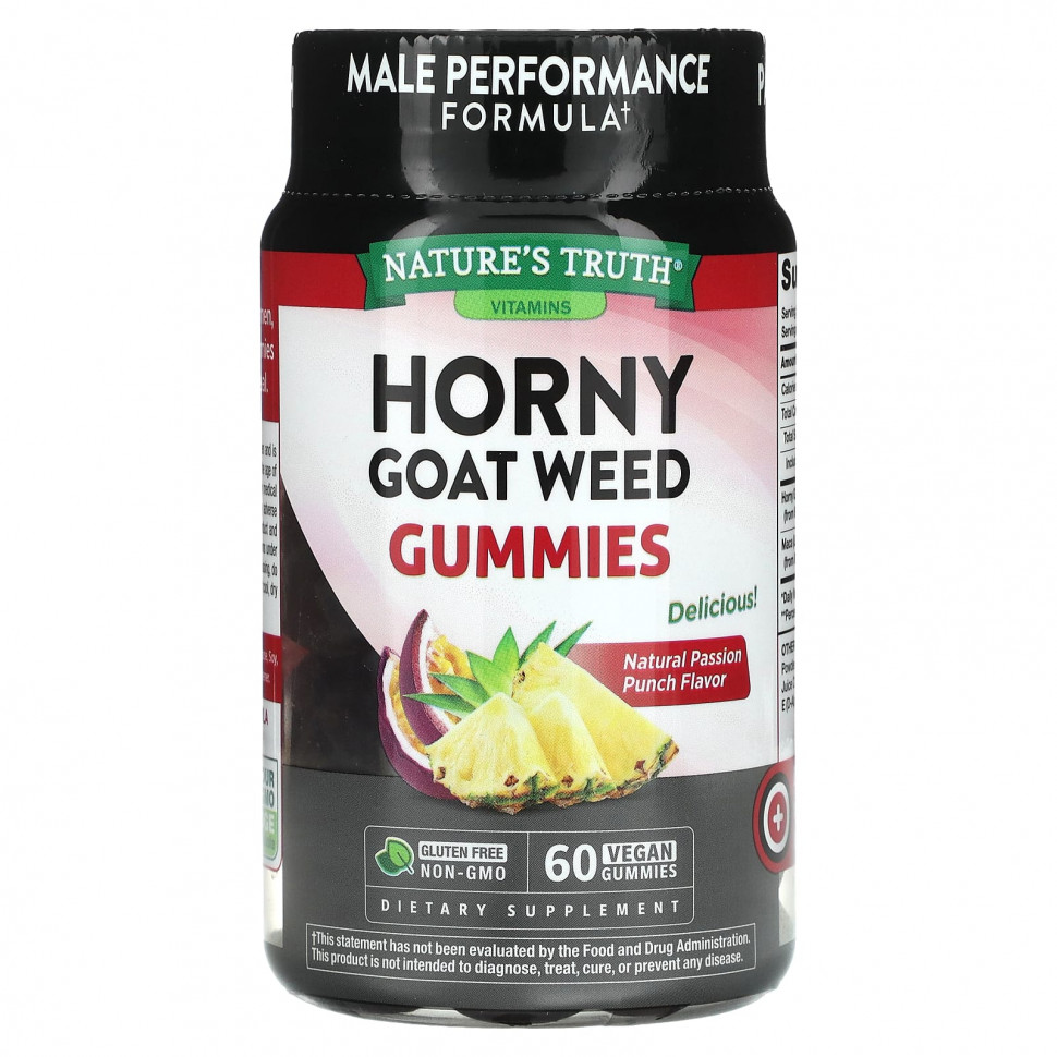   Nature's Truth, Horny Goat Weed, Passion Punch, 60       -     -,    