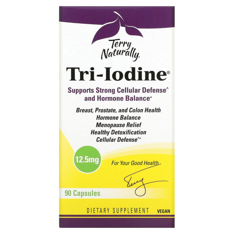   Terry Naturally, Tri-Iodine, 12,5 , 90     -     -,    