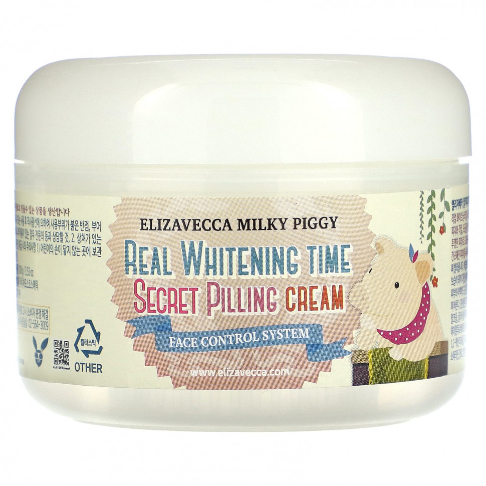   Elizavecca, Milky Piggy, Secret Pilling Cream,     , 100  (3,53 )    -     -,    