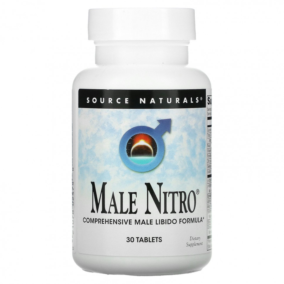   Source Naturals, Male Nitro, 30     -     -,    