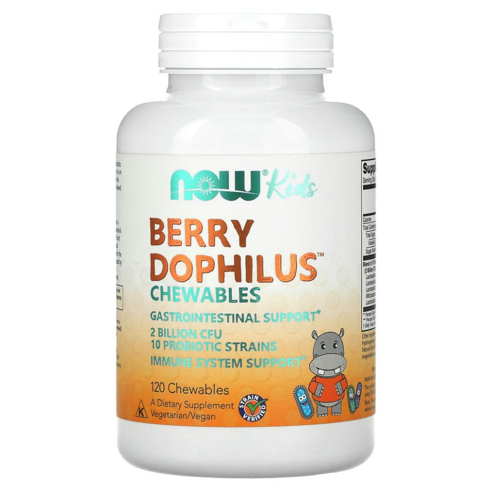   NOW Foods, Berry Dophilus,  , 2  , 120      -     -,    