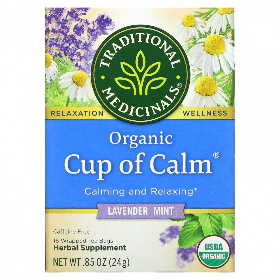   Traditional Medicinals, Organic Cup of Calm,   ,  , 16    , 24  (0,85 )    -     -,    