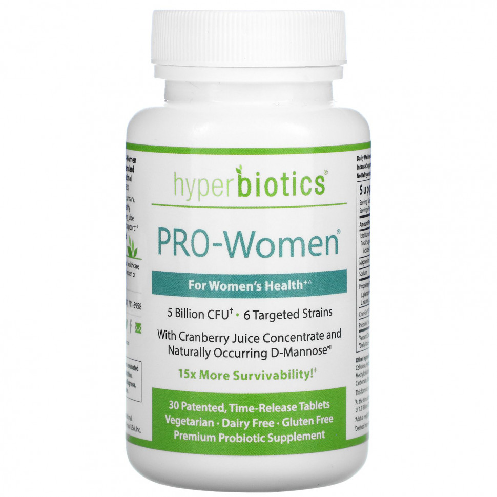   Hyperbiotics, PRO-Women, 5  , 30       -     -,    