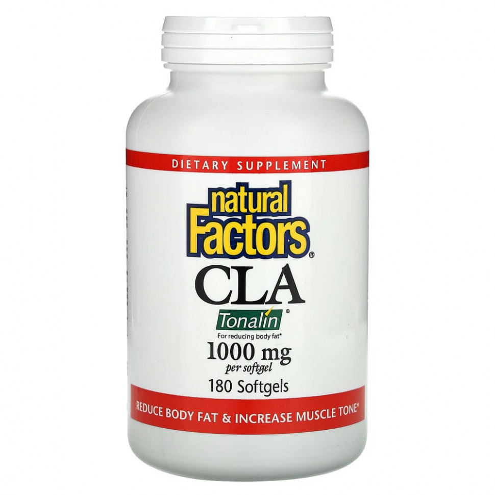   Natural Factors, CLA,    , 1000 , 180      -     -,    