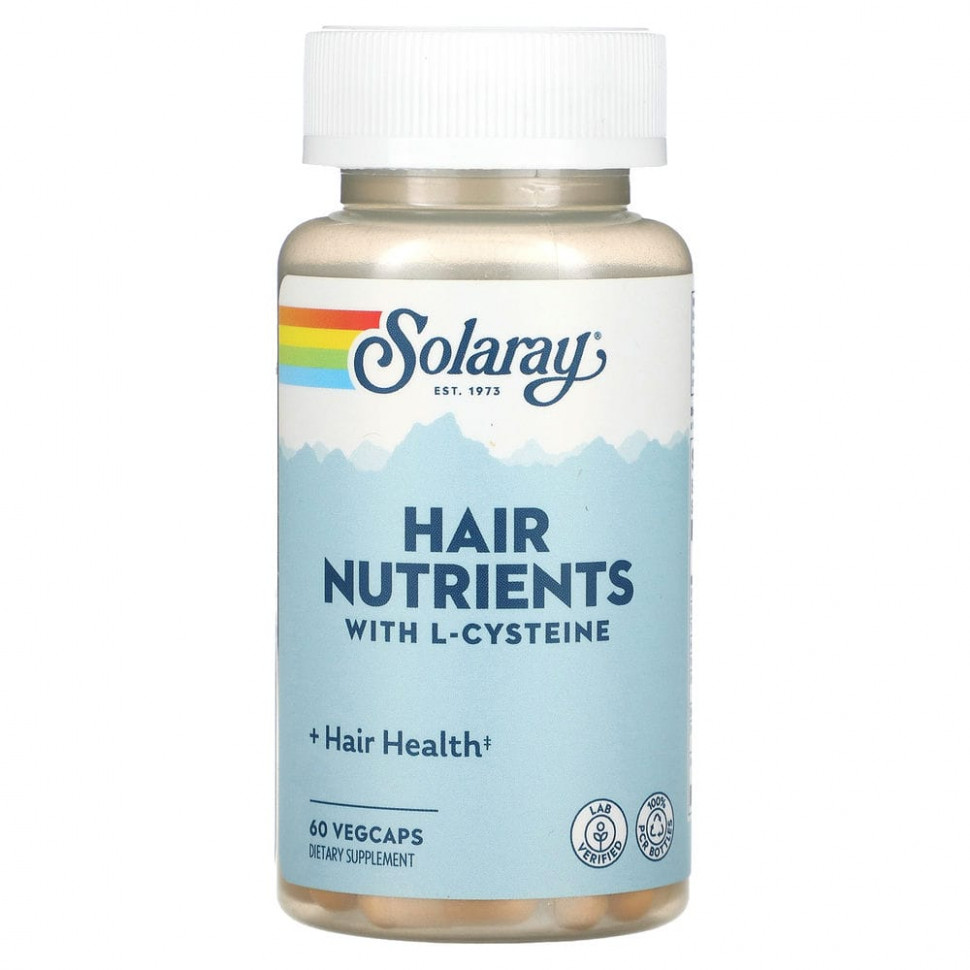   Solaray, Hair Nutrients , 60 VEGCAPS    -     -,    