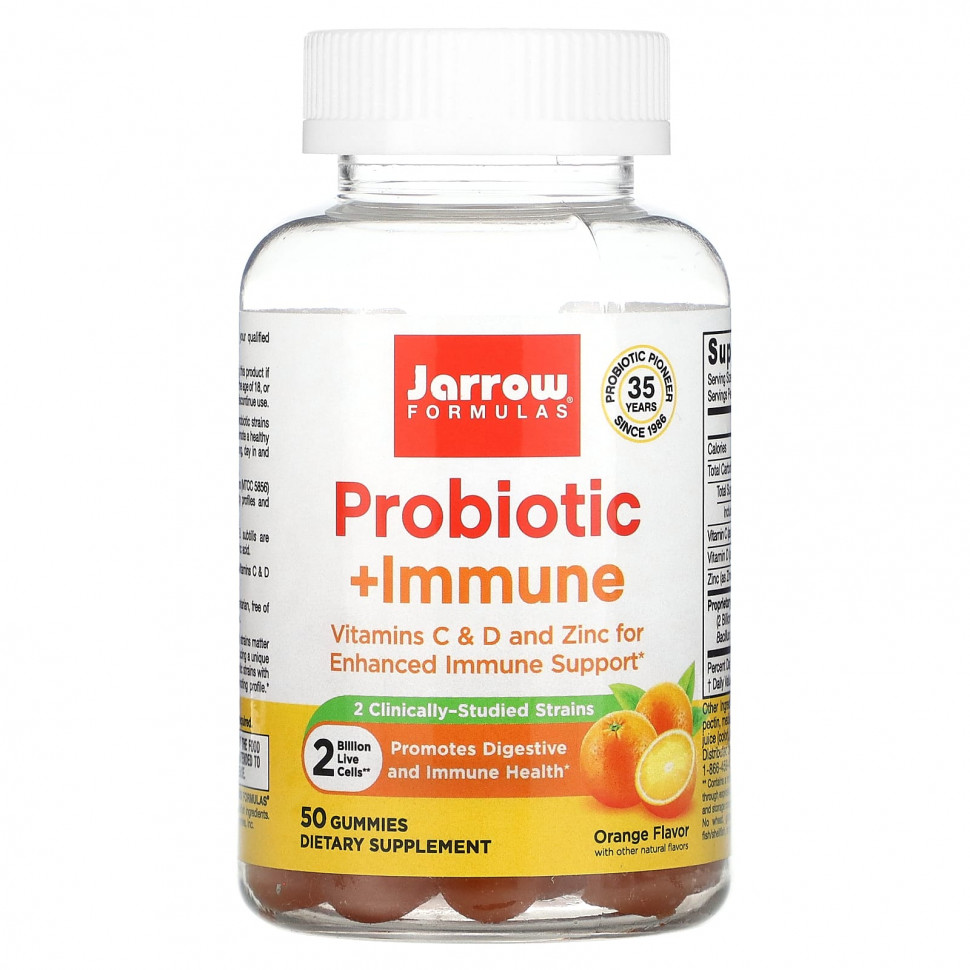   Jarrow Formulas, Probiotic + Immune, , 2 , 50      -     -,    