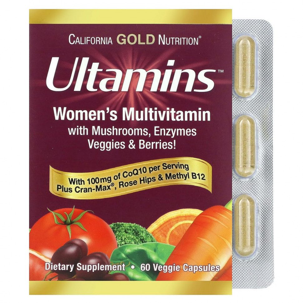   California Gold Nutrition, Ultamins,       Q10, , ,   , 60      -     -,    