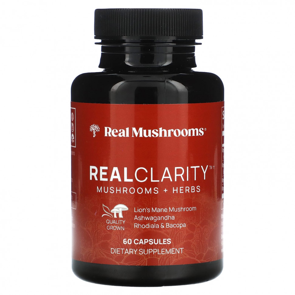   Real Mushrooms, RealClarity,   `` 60     -     -,    