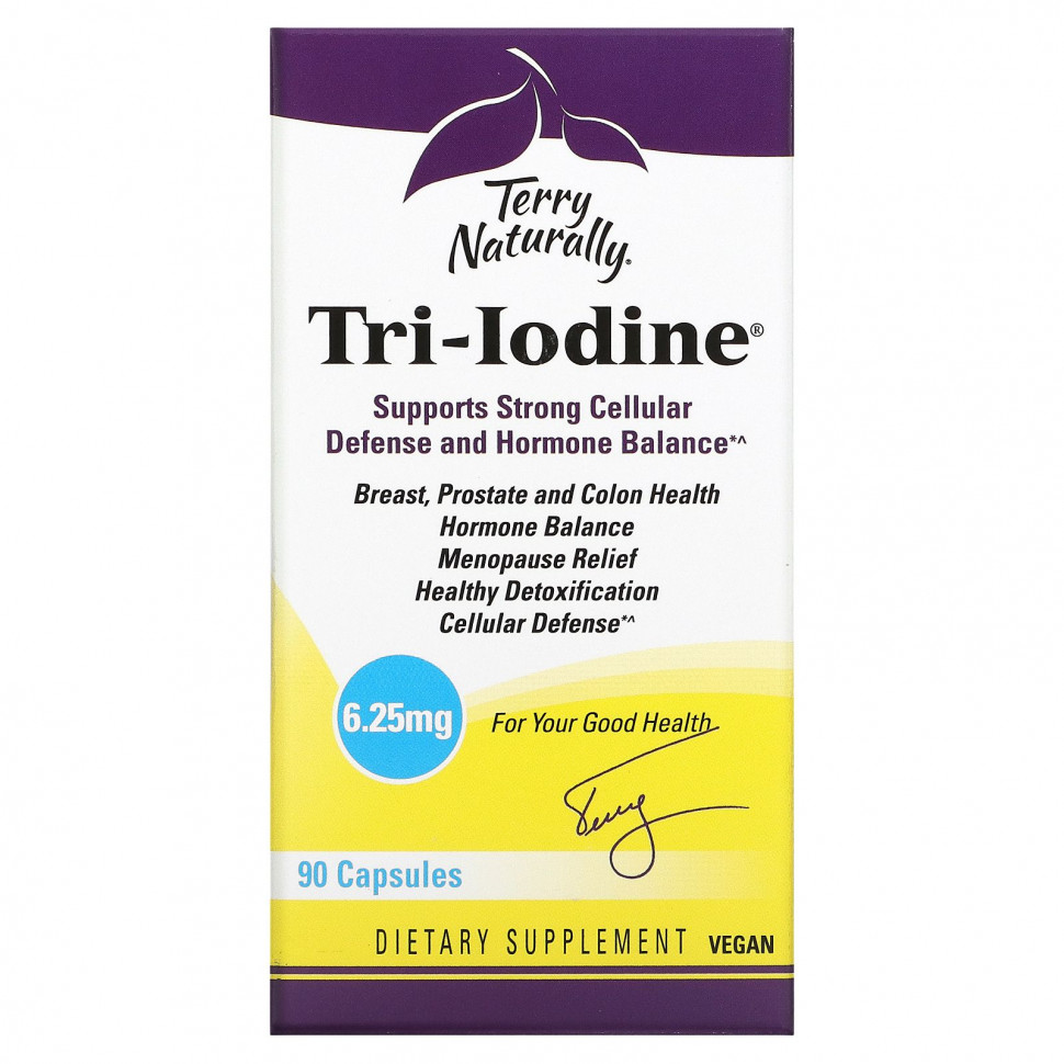   Terry Naturally, Tri-Iodine, 6,25 , 90     -     -,    