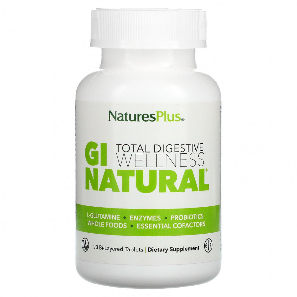   NaturesPlus, Total Digestive Wellness, GI Natural,    , 90      -     -,    