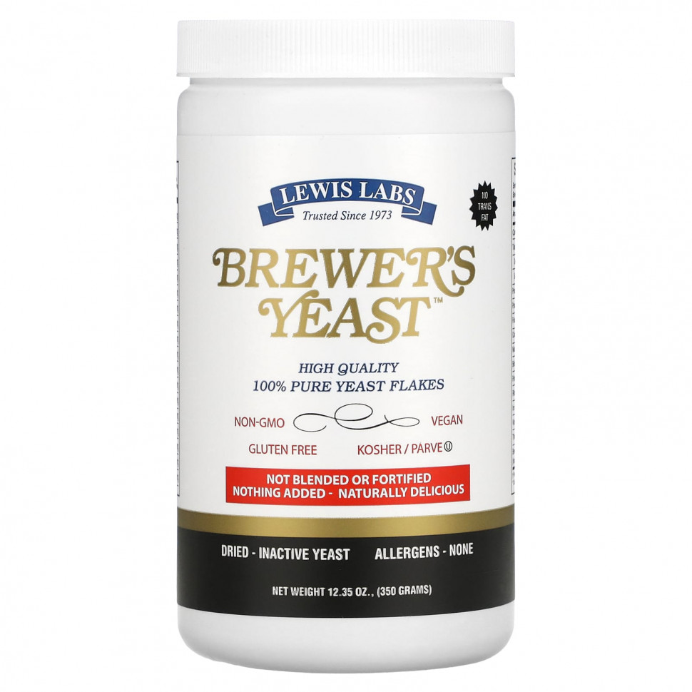   Lewis Labs, Brewer's Yeast , 12.35 oz (350 g)    -     -,    