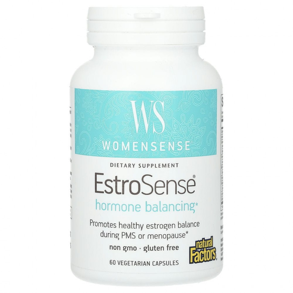   Natural Factors, WomenSense, EstroSense,  , 60      -     -,    