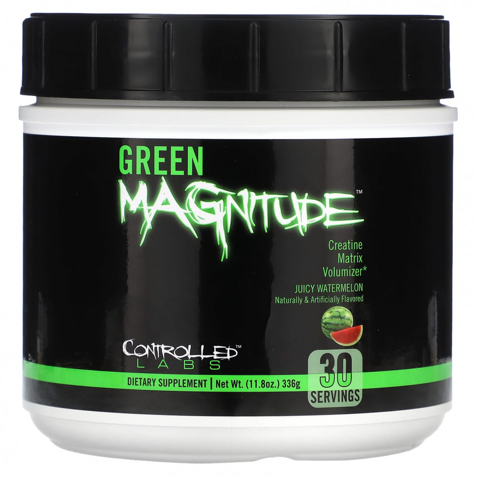   Controlled Labs, Green Magnitude, Creatine Matrix Volumizer,  , 336  (11,8 )    -     -,    