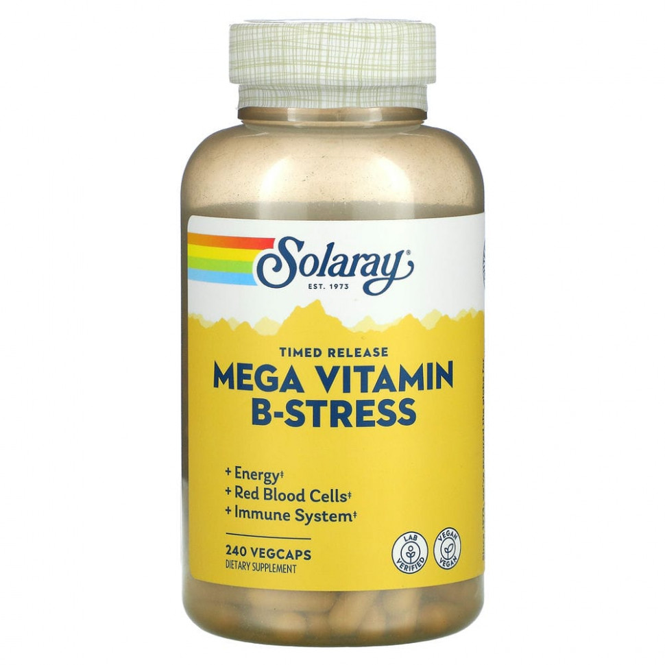   Solaray, Mega B-Stress,   , 240      -     -,    