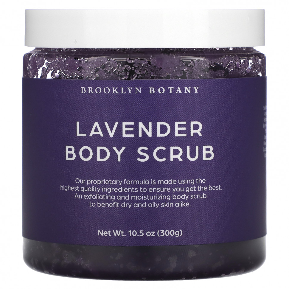   Brooklyn Botany, Body Scrub, Lavender, 10.5 oz (300 g)    -     -,    