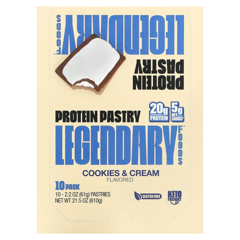   Legendary Foods, Protein Pastry,   , 10 ., 61  (2,2 )    -     -,    