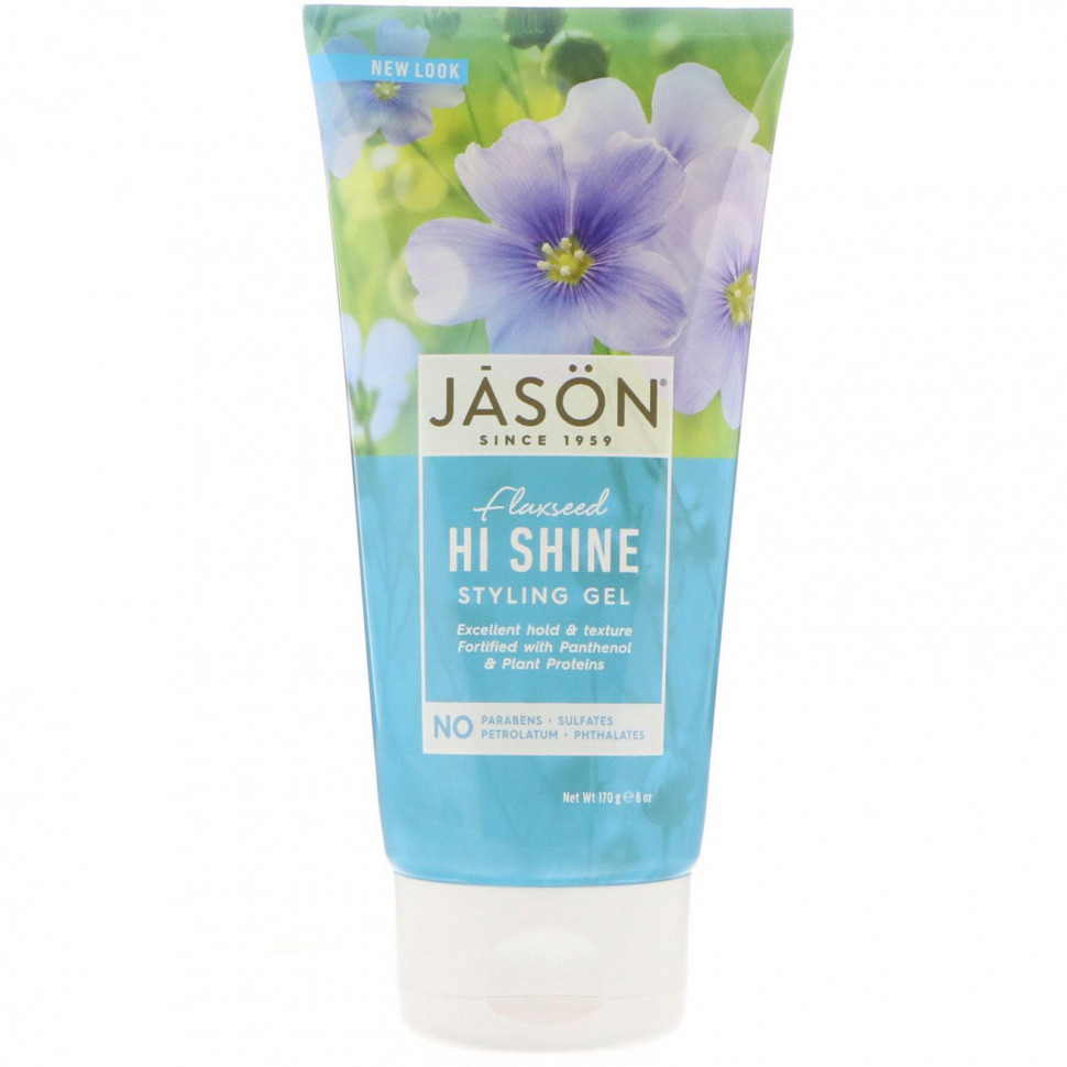   Jason Natural,    Flaxseed Hi Shine, 170  (6 )    -     -,    