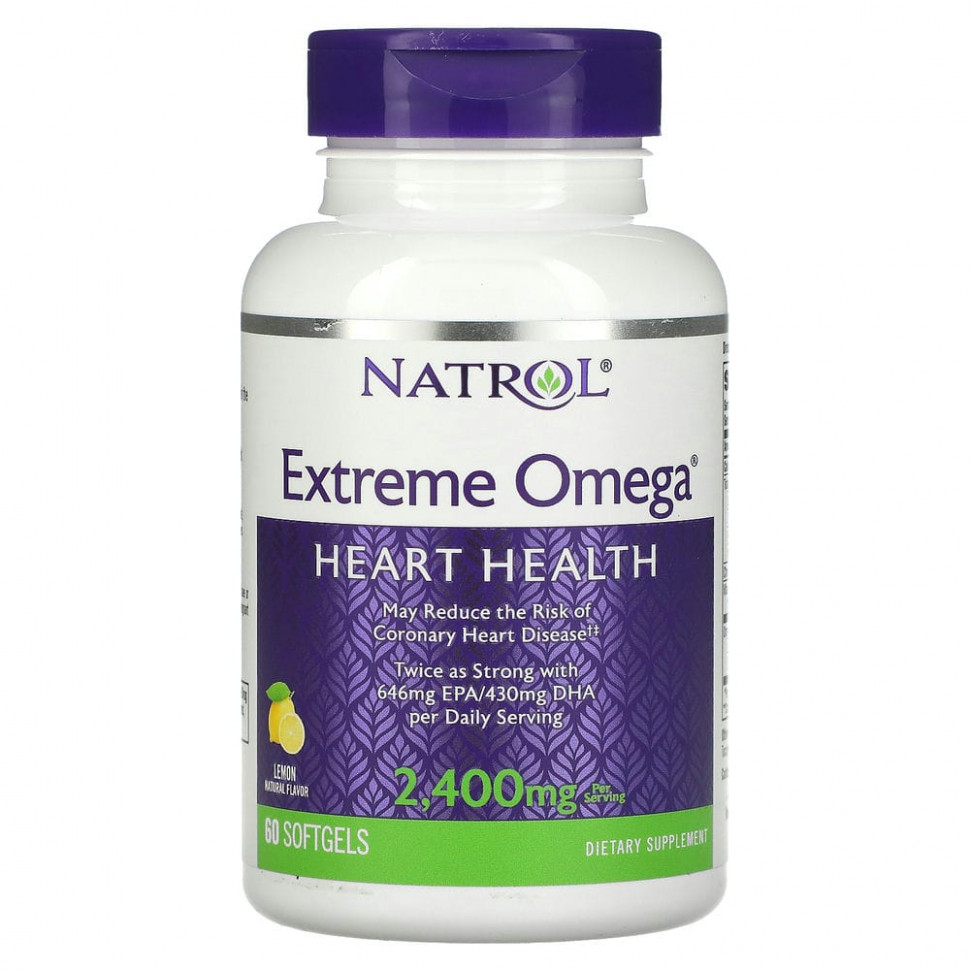   Natrol, Extreme Omega,   , 1200 , 60       -     -,    