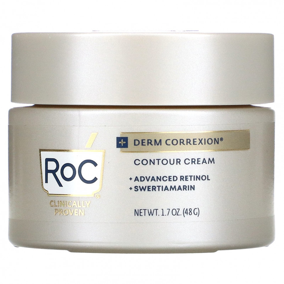   RoC, Derm Correxion, Contour Cream, Advanced Retinol & Swertiamarin, 1.7 fl oz (50 ml)    -     -,    