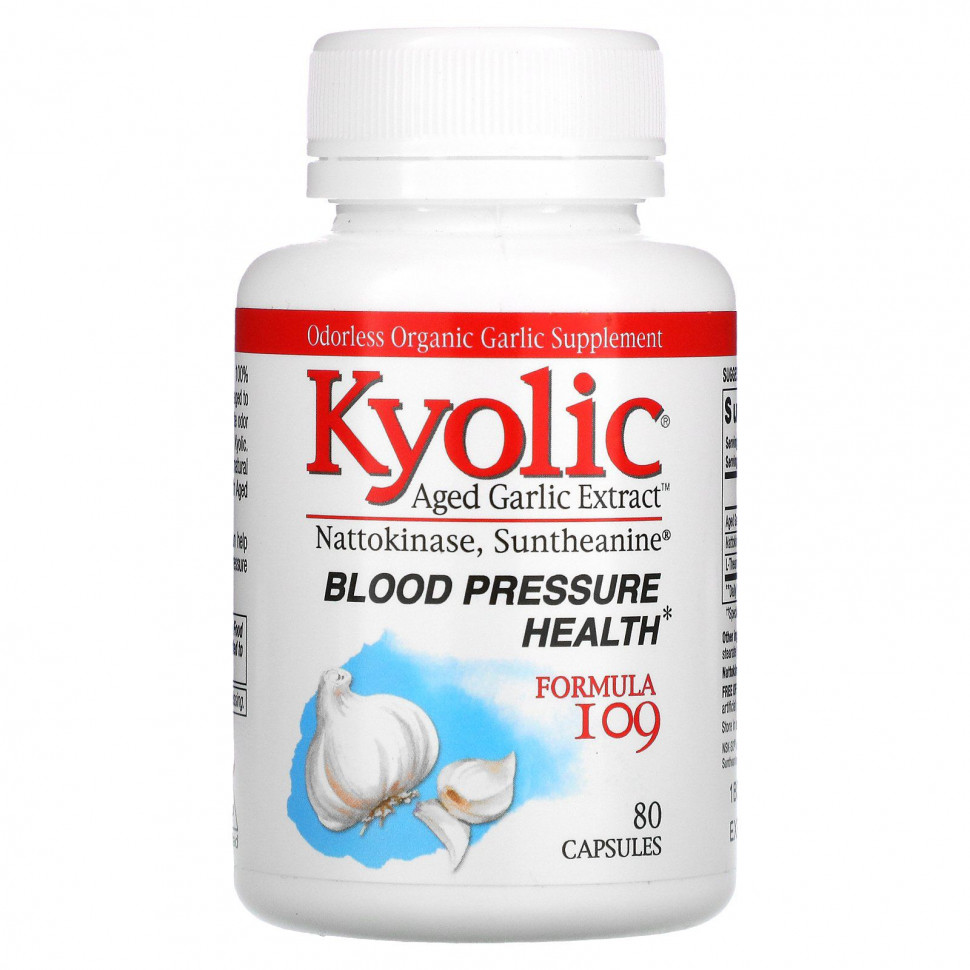   Kyolic, Aged Garlic Extract,   ,    ,  109, 80     -     -,    