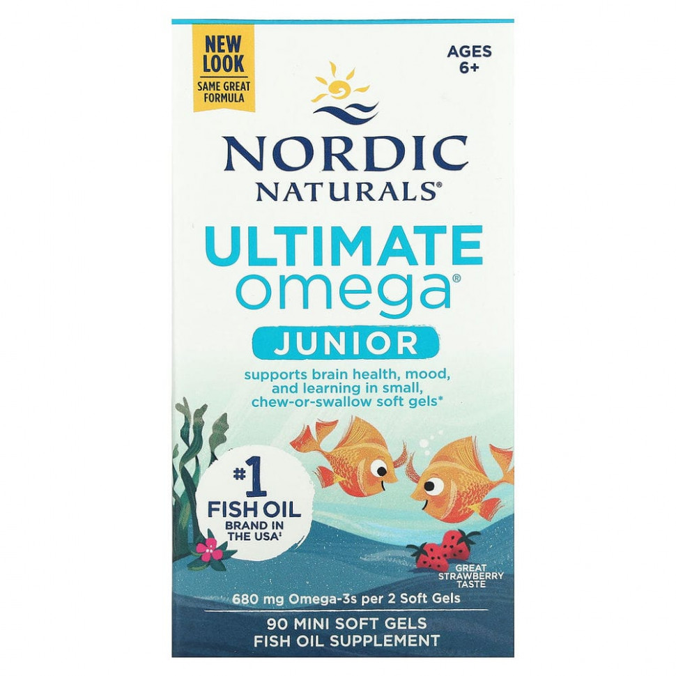   Nordic Naturals, Ultimate Omega Junior,    6  12 ,   , 340 , 90 -    -     -,    