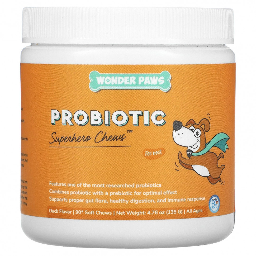   Wonder Paws, Probiotic,     ,   ,  , 90       -     -,    