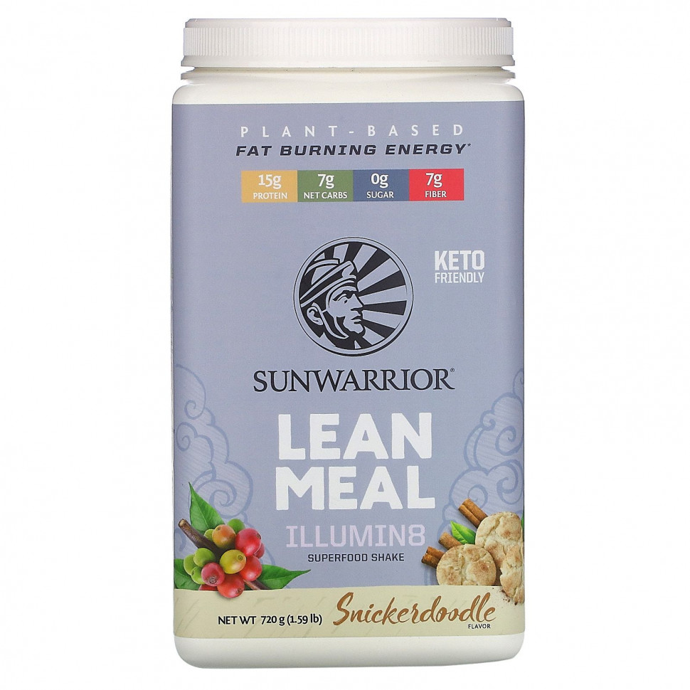   Sunwarrior, Illumin8 Lean Meal, Snickerdoodle, 720  (1,59 )    -     -,    