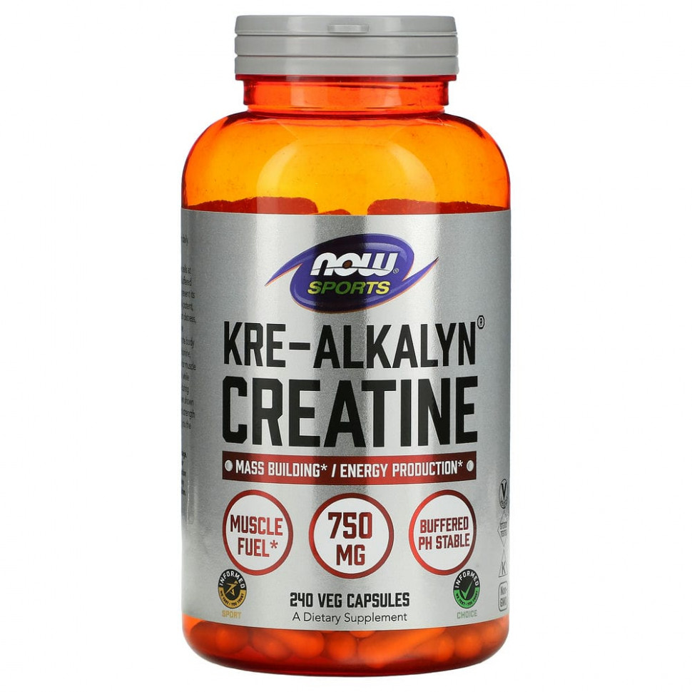   NOW Foods, Kre-Alkalyn Creatine    , 750 , 240      -     -,    