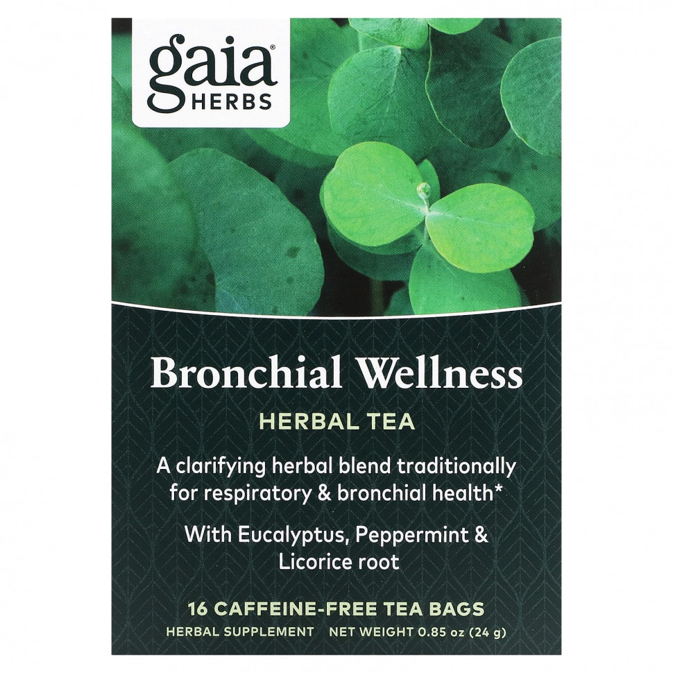   Gaia Herbs, Bronchial Wellness,  ,  , 16  ,  0,85 (24 )    -     -,    