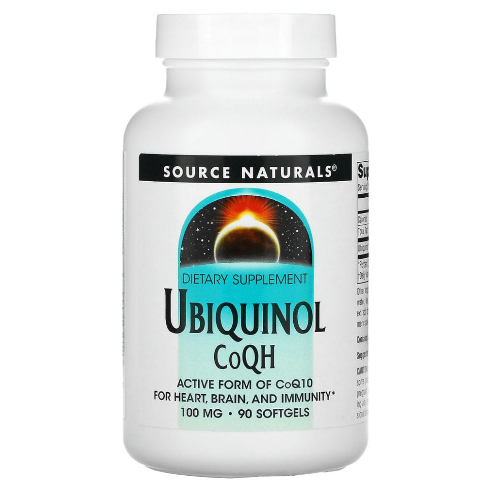   Source Naturals,  CoQH??, 100 , 90     -     -,    