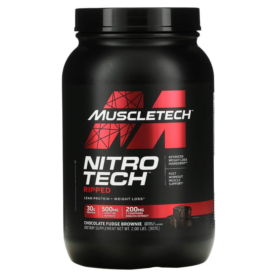   Muscletech, Nitro Tech Ripped,   +   ,      , 907  (2 )    -     -,    