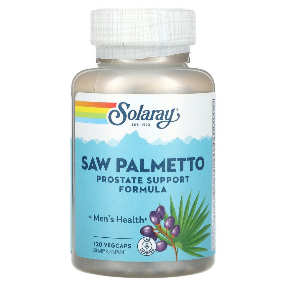   Solaray, Saw Palmetto, 120      -     -,    