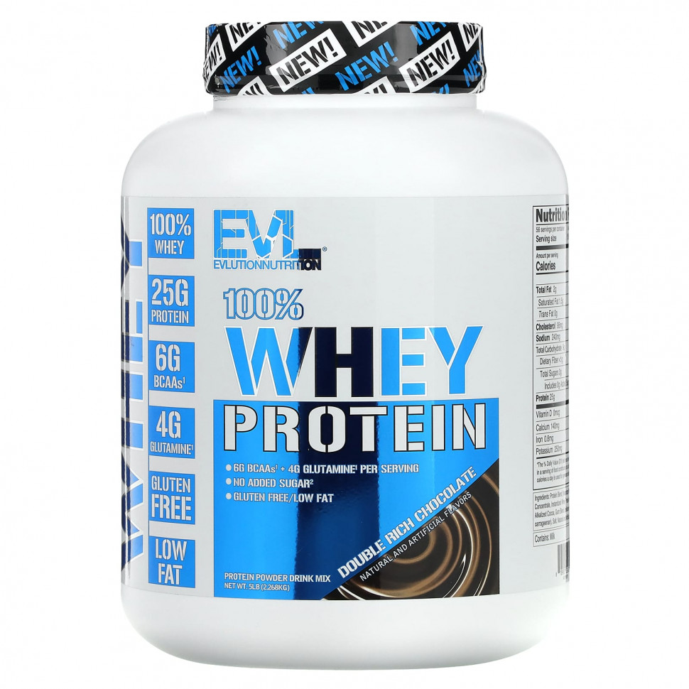   EVLution Nutrition, 100%  ,   , 2,268  (5 )    -     -,    