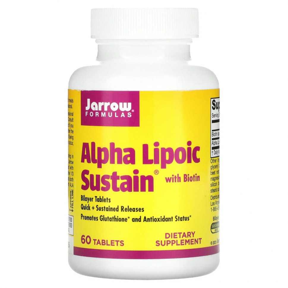   Jarrow Formulas, Alpha Lipoic Sustain, -   , 300 , 60     -     -,    