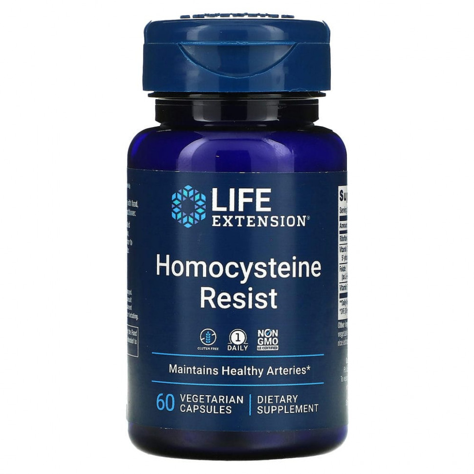   Life Extension, Homocysteine Resist,      , 60      -     -,    